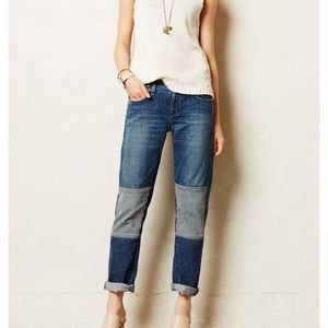 Anthropologie pilcro patch jean